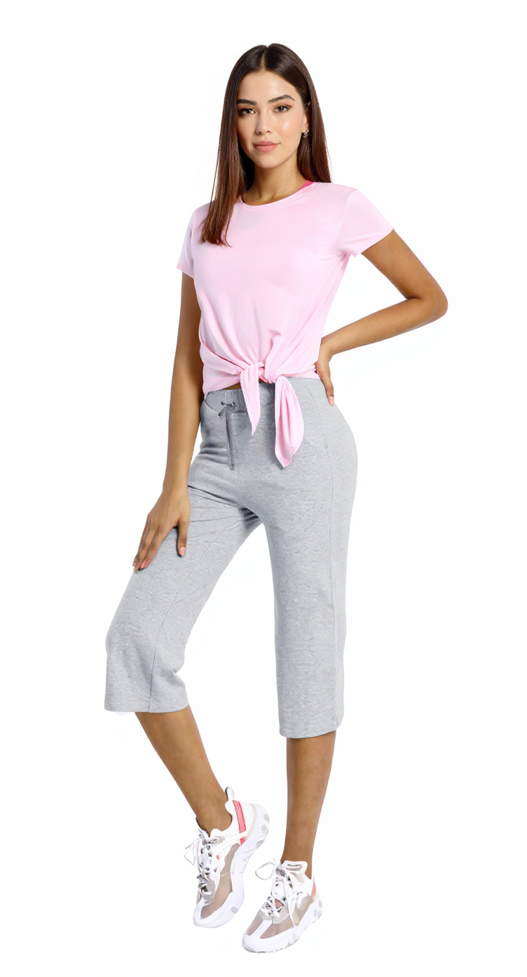 Capri Leggings in Heather Gray — The Late Summer Edit style look